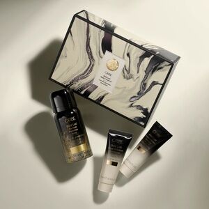 Oribe Gold Lust Collection 15ml Shampoo ,Conditioner &Heat protection spray each